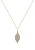 faina Ketting  rose-goud / transparant