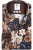 R2 Amsterdam Overhemd donkerblauw, Bloemen