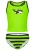 BECO the world of aquasports Bikini  neongroen / zwart / wit