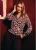 Helena Hart Top Justin Print 7884 T-shirt Lange Mouw Tabby Burgundy