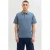 JACK & JONES regular polo blauw gebreid