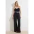 TRENDYOLMİLLA Dames Zwart Effen Wijde pijp Hoge taille Jeans