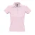 SOLS Vrouwen/dames Mensen Pique Korte Mouw Katoenen Poloshirt (Lichtroze)