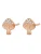 Hey Happiness Oorbellen ‘Lucky Mushroom’  rose-goud