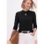Shirt met col en splitdetail