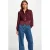 Morgan satijnen blouse donkerrood
