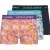 Jack & Jones heren boxershort damian 3-pack marineblauw/multicolour/paars