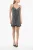 Mouwloze jurk met monogram strass steentjes