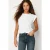 TRENDYOLMİLLA Dames Wit Effen Mouwloos Regular fit T-shirts
