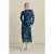 POM Amsterdam Dress – Feathers Blue Mesh