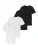 SCHIESSER Shirt  zwart / wit