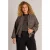 Yest Curve Plus Size bomberjack met pailletten – zwart