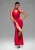 Ombre Avondjurk  rood
