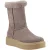 Hush Puppies Becca Mid Suède Dames Taupe Laarzen
