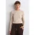 Geribbelde Crew Neck Slim Fit Trui