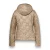 District gewatteerde jas lichtbruin