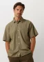 Forét Casual Overhemd Heren Serene Linen Ss Shirt