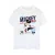 Disney Dames/Dames Mickey Mouse Team Mickey Voetbal Katoenen Vriendje T-shirt (Wit)