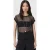 AllSaints Thea Sparkle Top Black
