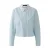 OUI blouse met krijtstreep lichtblauw