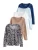 Next Shirt  royal blue/koningsblauw / mokka / zwart / wit