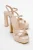 Yulia Cross-Strap Platform Hak Sandaal