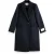 Scotch & Soda Single Breasted Herringbone Wool Blend Tailored Coat Black A