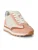 Lauren Ralph Lauren Sneakers laag ‘DANI’  sand / lichtblauw / abrikoos / kersrood