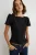 TRENDYOLMİLLA Dames Zwart Effen Kort Getailleerd Blouses