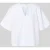 Christian Berg Woman boxy fit linnen blouse met V-hals