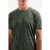 No Excess T-shirt Crewneck Allover Printed Garment Dyed Slub Dark Gree