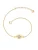 Glanzstücke München Armband  blauw / goud