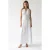 Dames Katoenen Poplin Halter Maxi Jurk