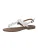 Tamaris Teenslipper  zilver / wit