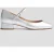 LK Bennett Cc Beatrix Low Block Mary Silver