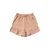Your Wishes regular waist geruite casual short oranje