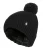 Heat Holders – Thermische muts voor dames met pompon – Zwart