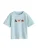 Next Shirt  pastelblauw / bruin / roestbruin / mintgroen