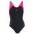 Girl’s Speedo Junior Splice MSBK Swimsuit in black pink