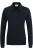 HAKRO 215 Regular Fit Dames poloshirt met lange mouwen zwart, Effen