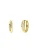Lucardi Oorbellen  goud / transparant
