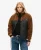 Superdry Vrouwen Workwear Hybride jas van Fleece Bruin