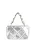 Faina Schoudertas in metallic look Dames zilver