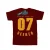 Harry Potter Meisjes Seeker 07 Katoenen T-Shirt (Bourgondië)