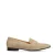 Manfield suède loafers met studs beige