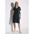 Street One Dames Effen jersey jurk in Groen