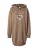 JOOP! Jeans Jurk ‘Tenny’  camel / kaki / karmijnrood / wit
