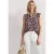 Street One Dames Top met structuurmix en gehaakte details in Rood