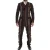 Veelkleurige Gestreepte Suit Dubbeldoorgeknoopte Blazer