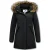 Matogla Winterjas met echte bontkraag slim fit